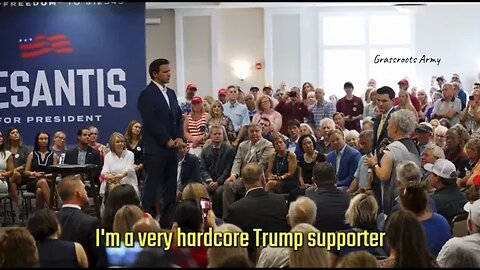 HARDCORE Trump Supporter CONFRONTS Ron DeSantis In South Carolina