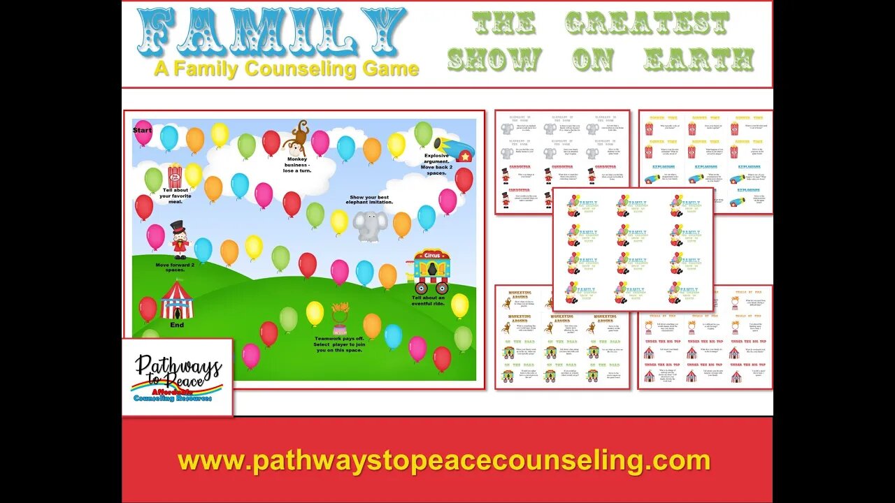 Family The Greatest Show on Earth: A Family Counseling Game