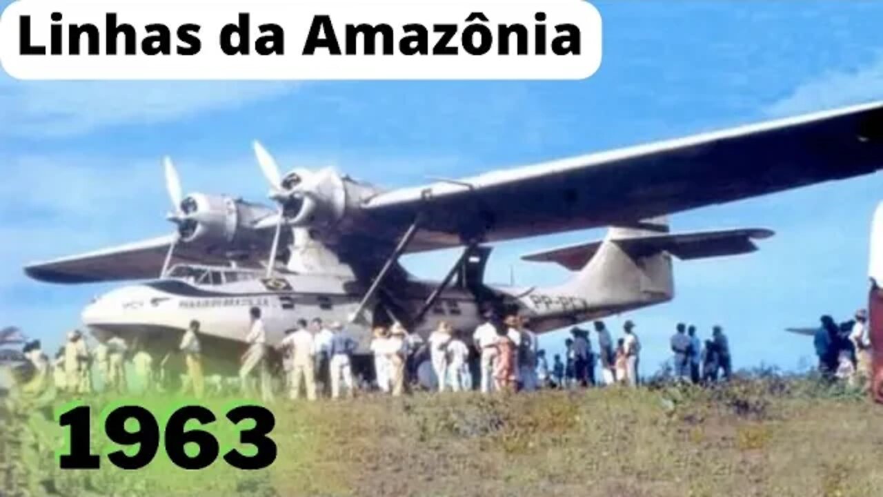 [ VÍDEO RARO ] Linhas da Amazônia ( Lignes d'Amazonie ), 1963 #aviação #avião #historia