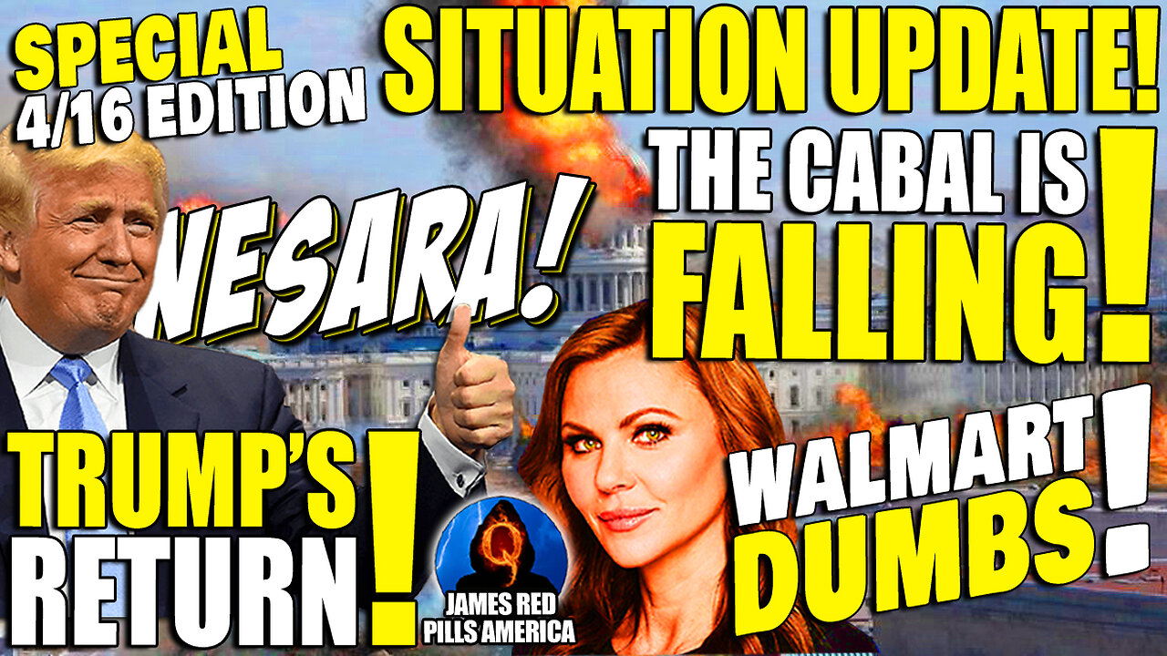 Sunday Situation Update 4/16! NESARA, DUMBS, Cabal's Dark Secrets, Trump, Juan O'Savin & Lara Logan!