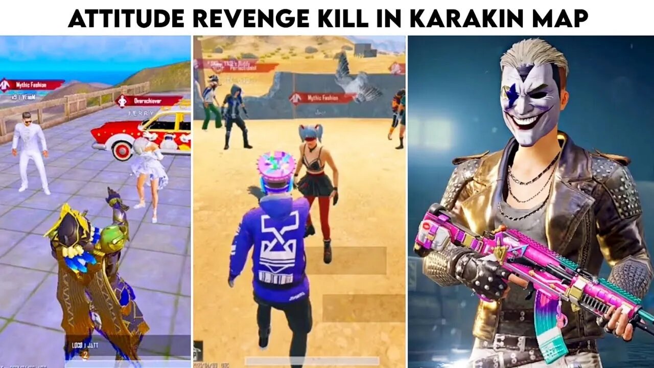 Pubg Mobile Attitude 😈 Revenge Kill In New Karakin Map 😯 Max Pharaoh X- Suit - Part 31| Xbot 2.0