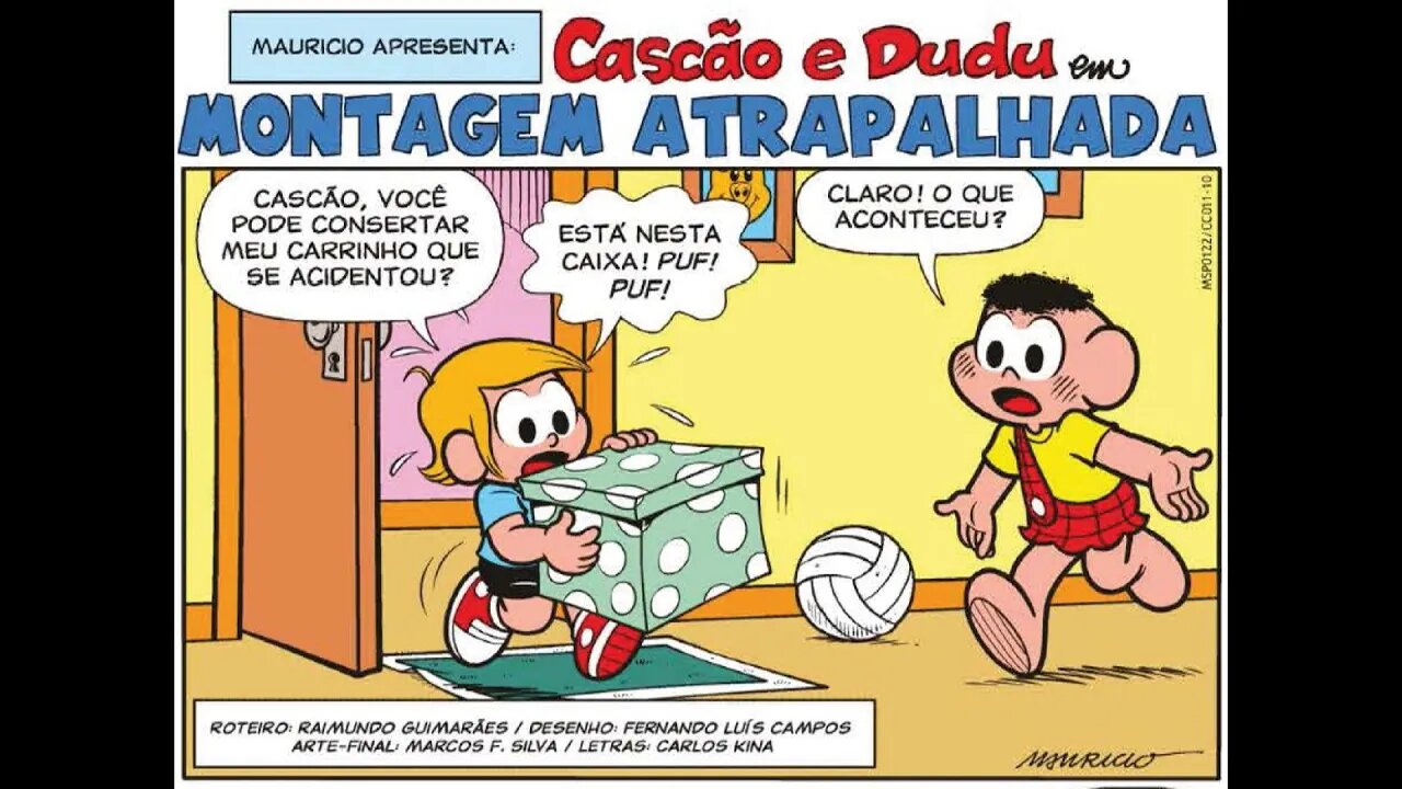 Cascão&Dudu em-Montagem atrapalhada | Gibis do Rapha 2