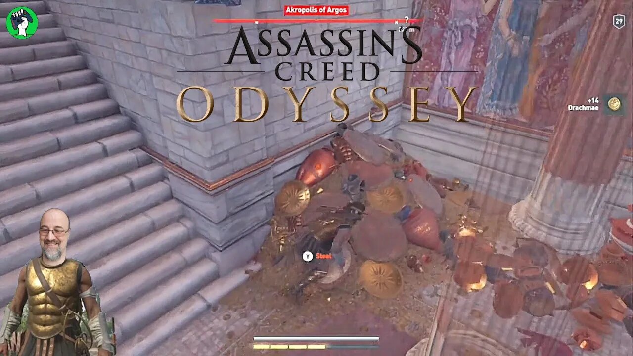 Making a point in Akropolis of Argos / Assassins Creed