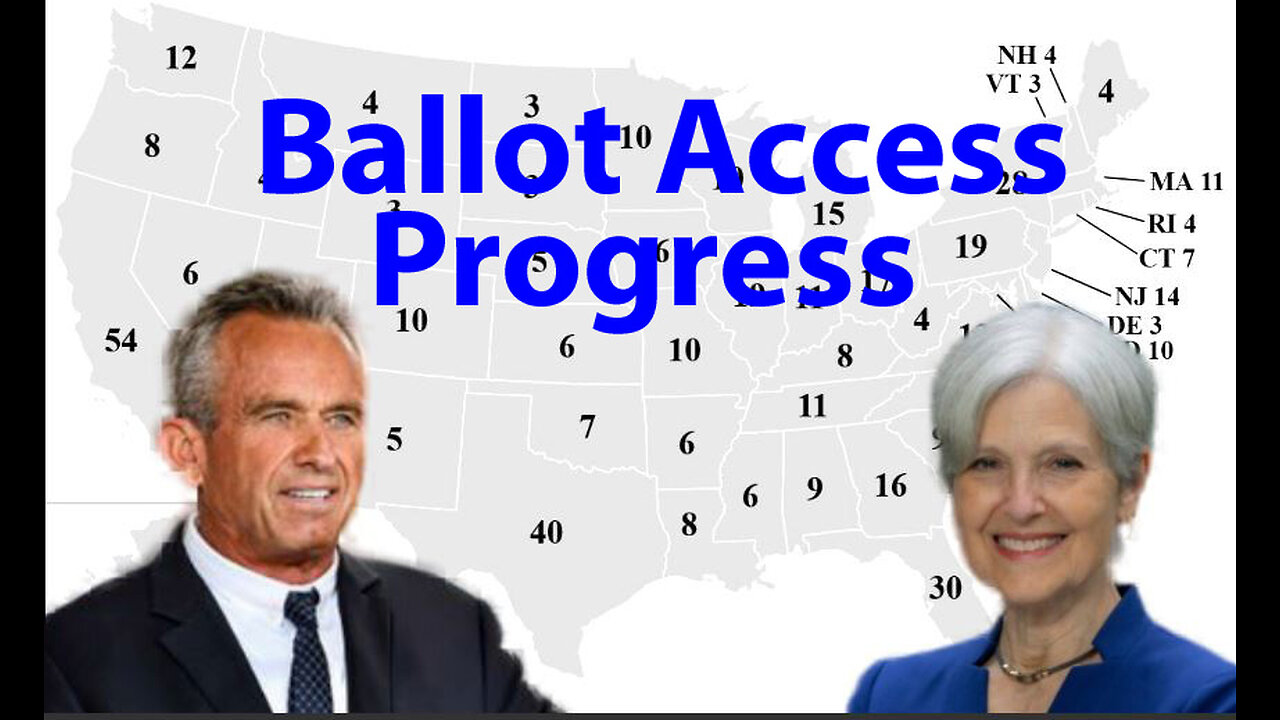 Aug. 17, 2024: Ballot access update on RFK, Jill Stein, Cornel West & other alternative candidates