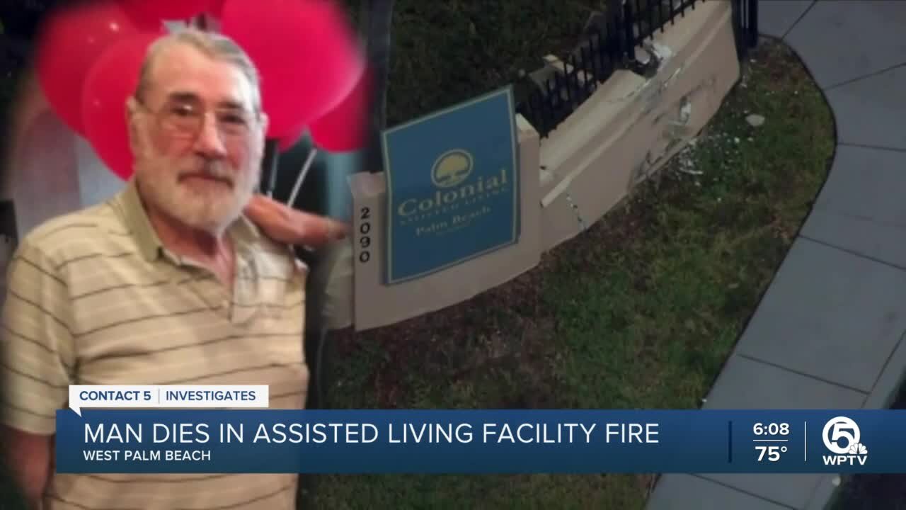 Daughter of man who died in fire calls assisted living facility negligent