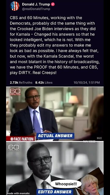 60 minutes of worth of BS and LIES!!!