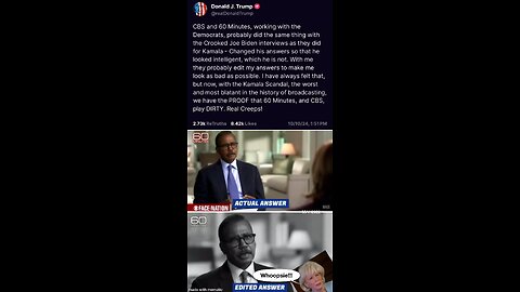 60 minutes of worth of BS and LIES!!!