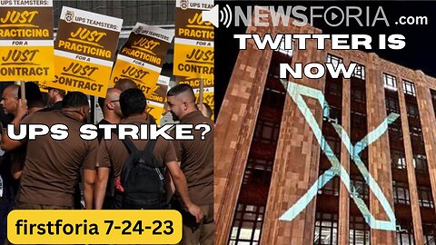 UPS STRIKE? Twitter is Now X! - Listen