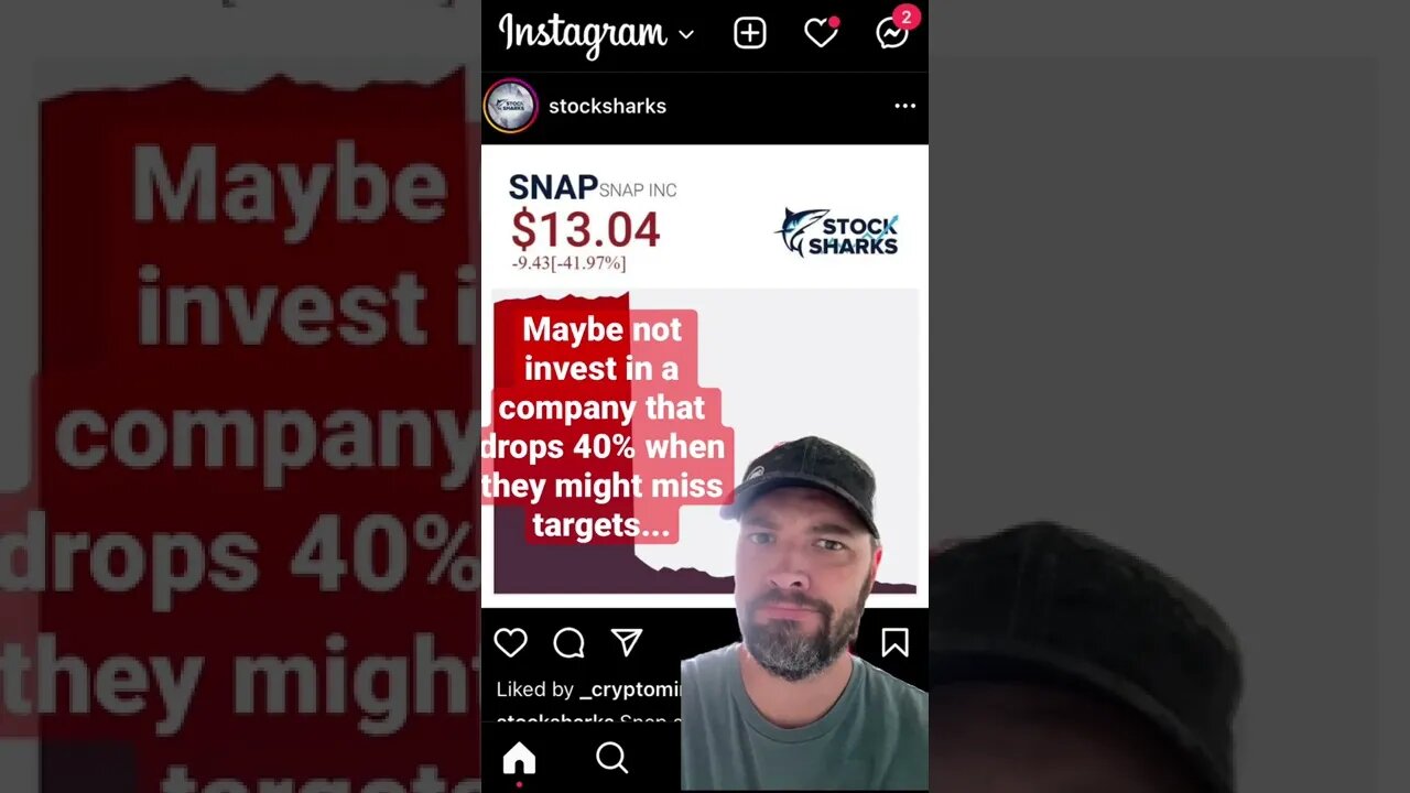 Snap drops 40% on missed target news.