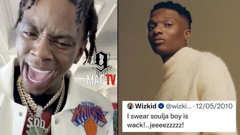 Soulja Boy Spazzes On WizKid For 2010 Tweet Calling Him Wack! 😱