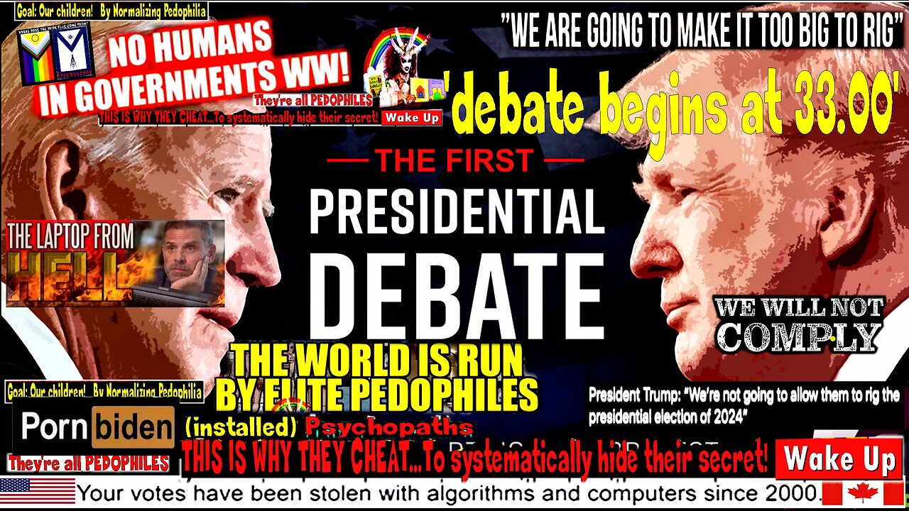 2024 Presidential Debate LIVE Coverage — Trump vs. Biden (Laptop from Hell links in description)