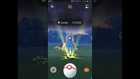 Pokémon GO - Hora Lendária Zacian 1° Reide de 2