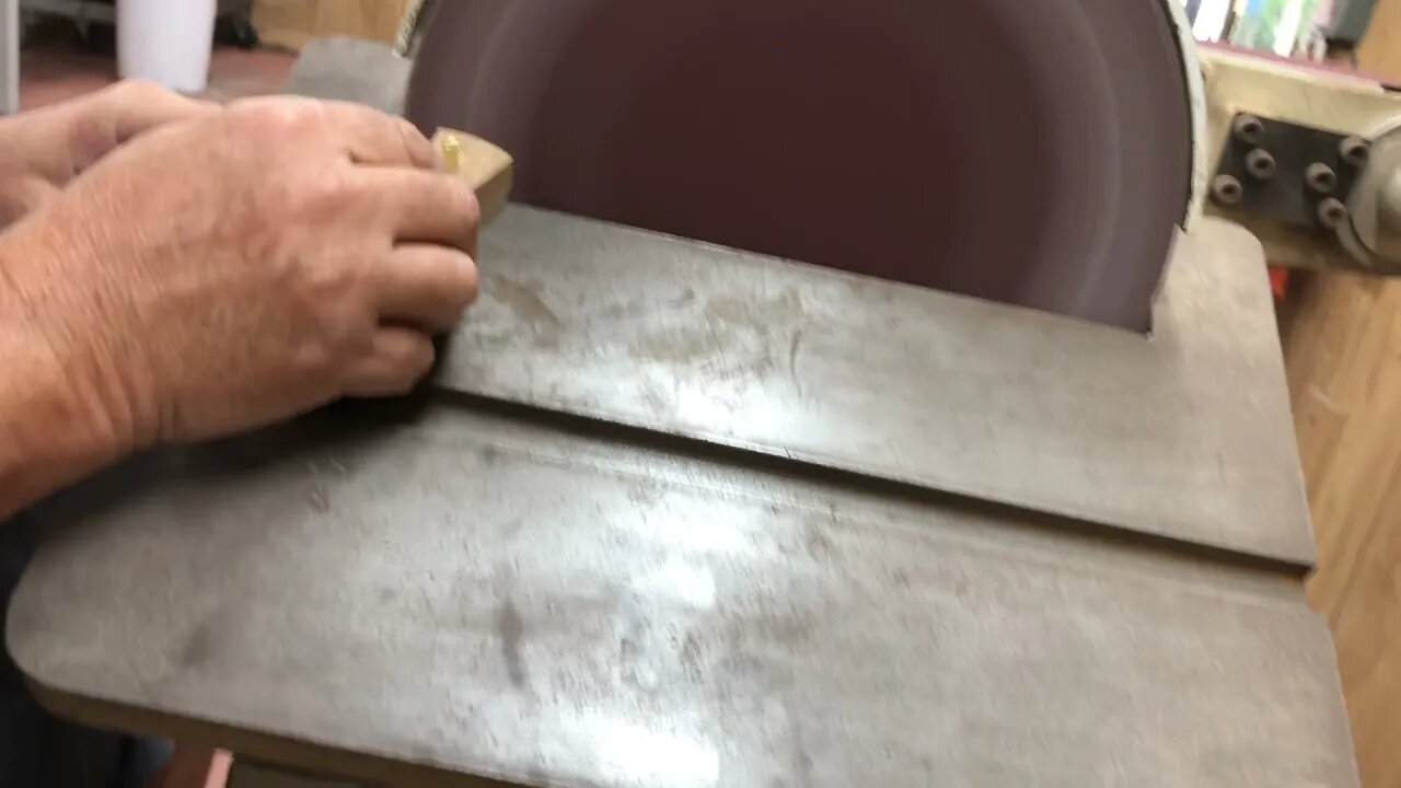 Gettin handles put on the giveaway file knife