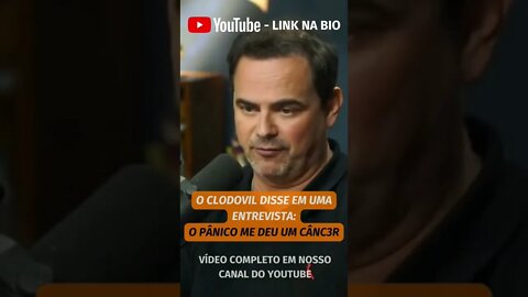 TRETA DO CLODOVIL COM O PÂNICO (VÍDEO COMPLETO NO NOSSO CANAL) #shorts #clodovil #pâniconatv
