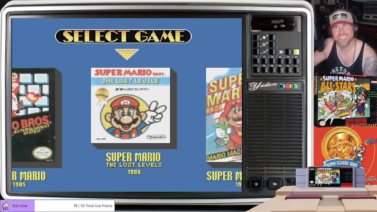 SNESQuest # 1 ~ Super Mario All-Stars ~ w/ @zamorewrestling