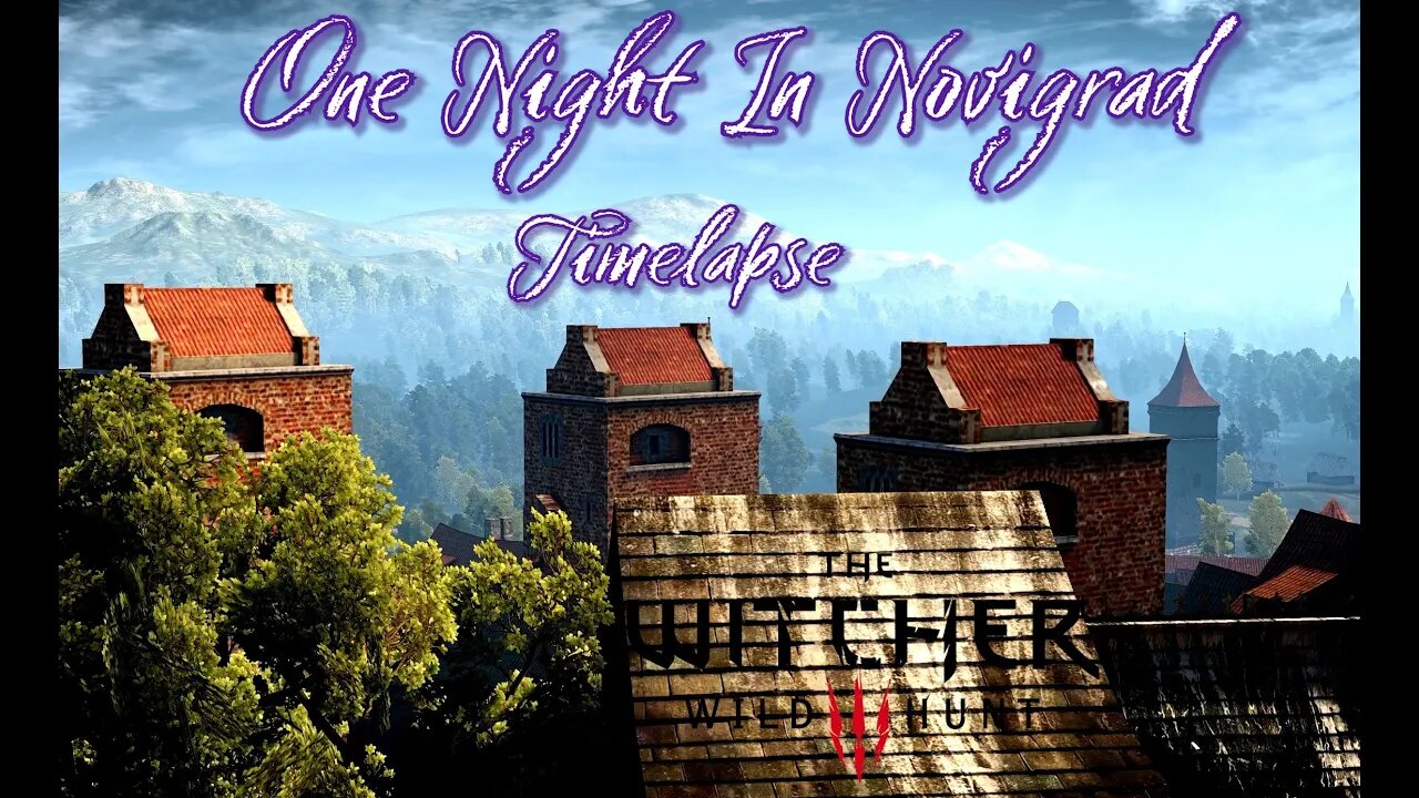 One Night In Novigrad / The Witcher 3 2022 Modded - Timelapse