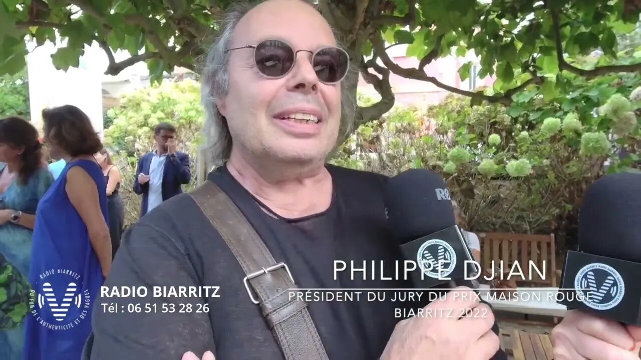 Philippe Djian - Président du Jury du Prix Maison Rouge Biarritz 2022