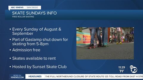 Details on free skate event in the Gaslamp this summer