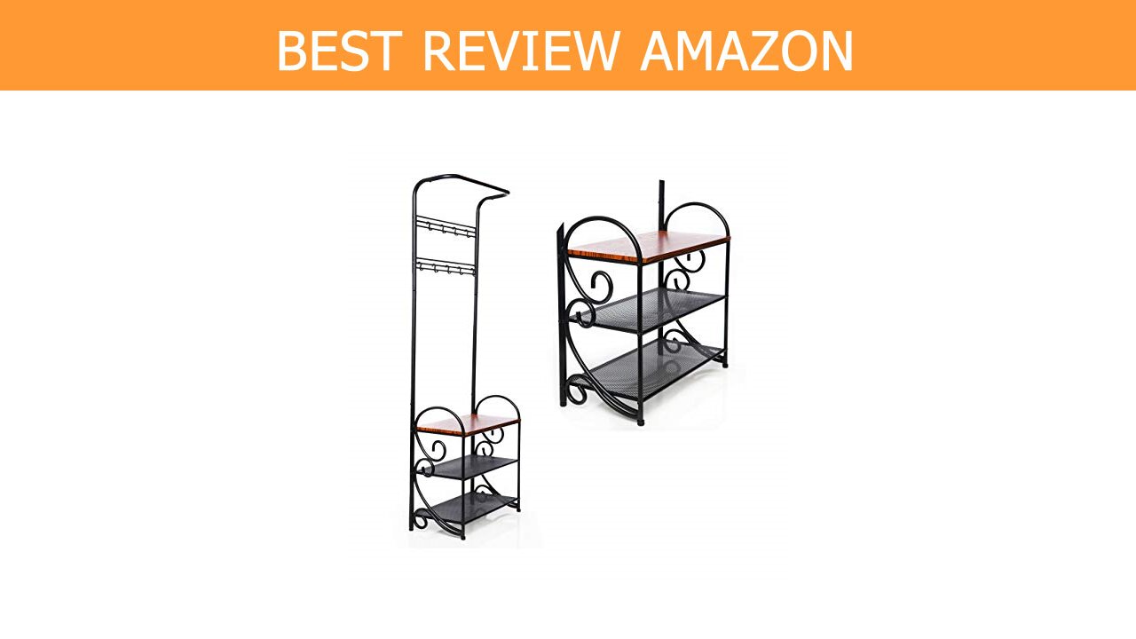 OMISHOME Iron Frame Coat Bench Review