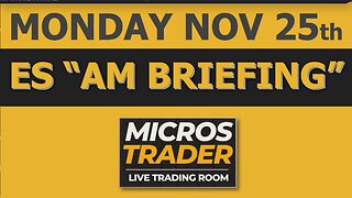 ES MES Key Levels. Where Are We At? Chart Analysis. Micros Trading System. Monday "AM Briefing"