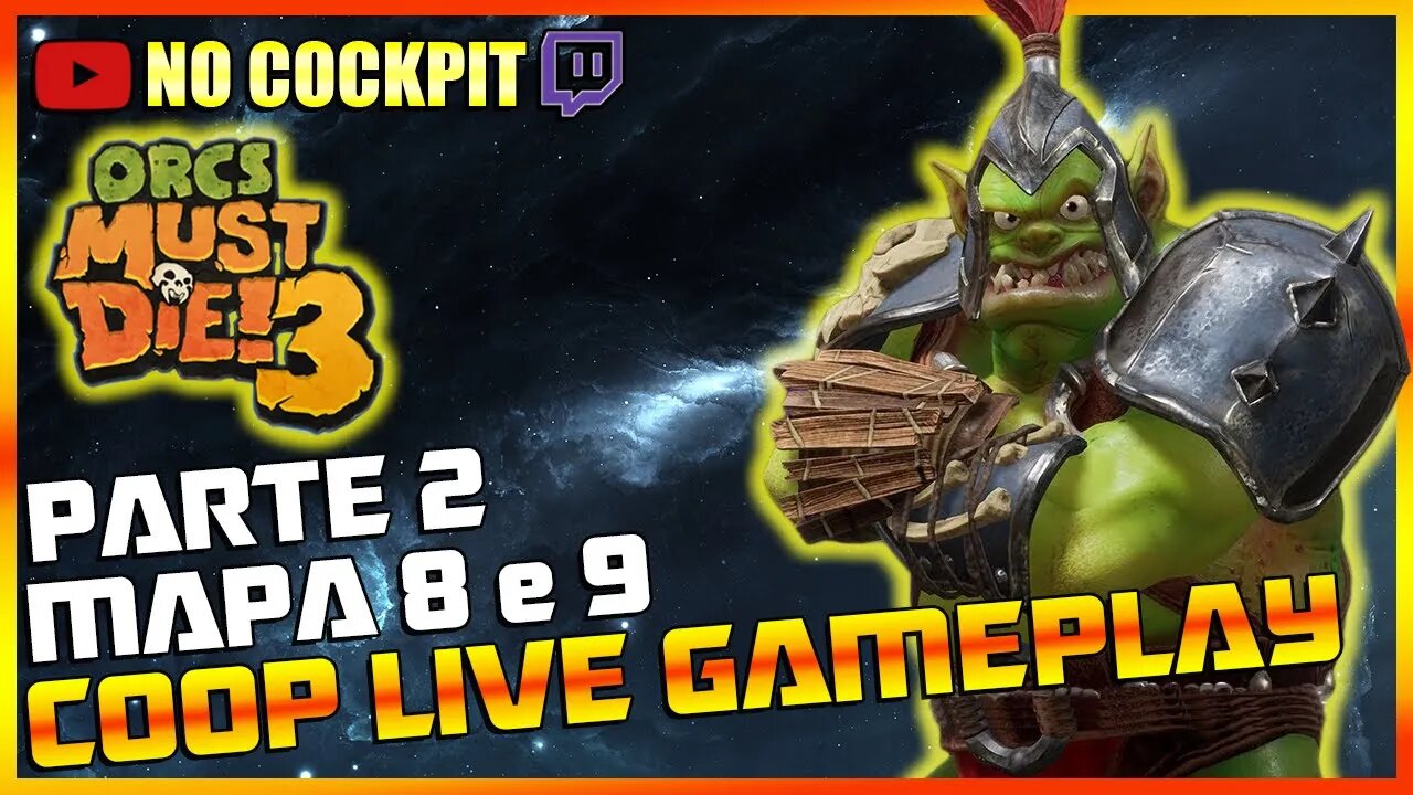 ORCS MUST DIE 3 COOP LIVE GAMEPLAY ENTRE IRMÃOS Parte 2 | COOPERATIVO