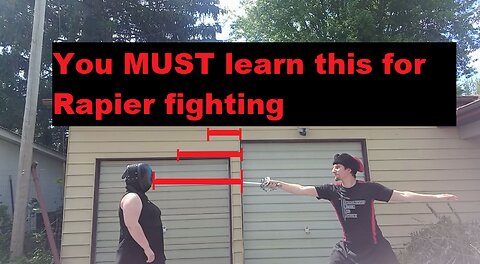 LEARN basic RAPIER fighting with THIS DRILL