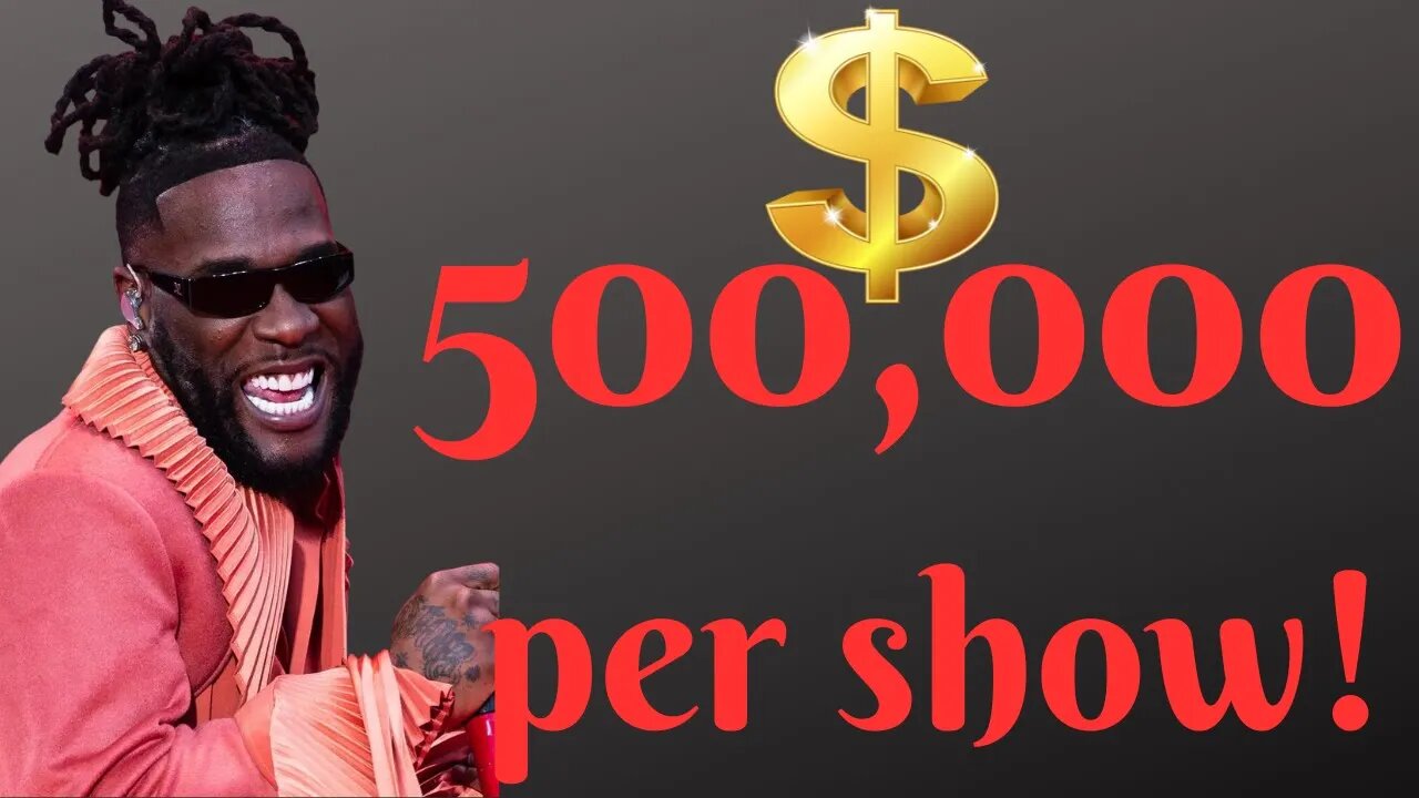 $500,000 per show!