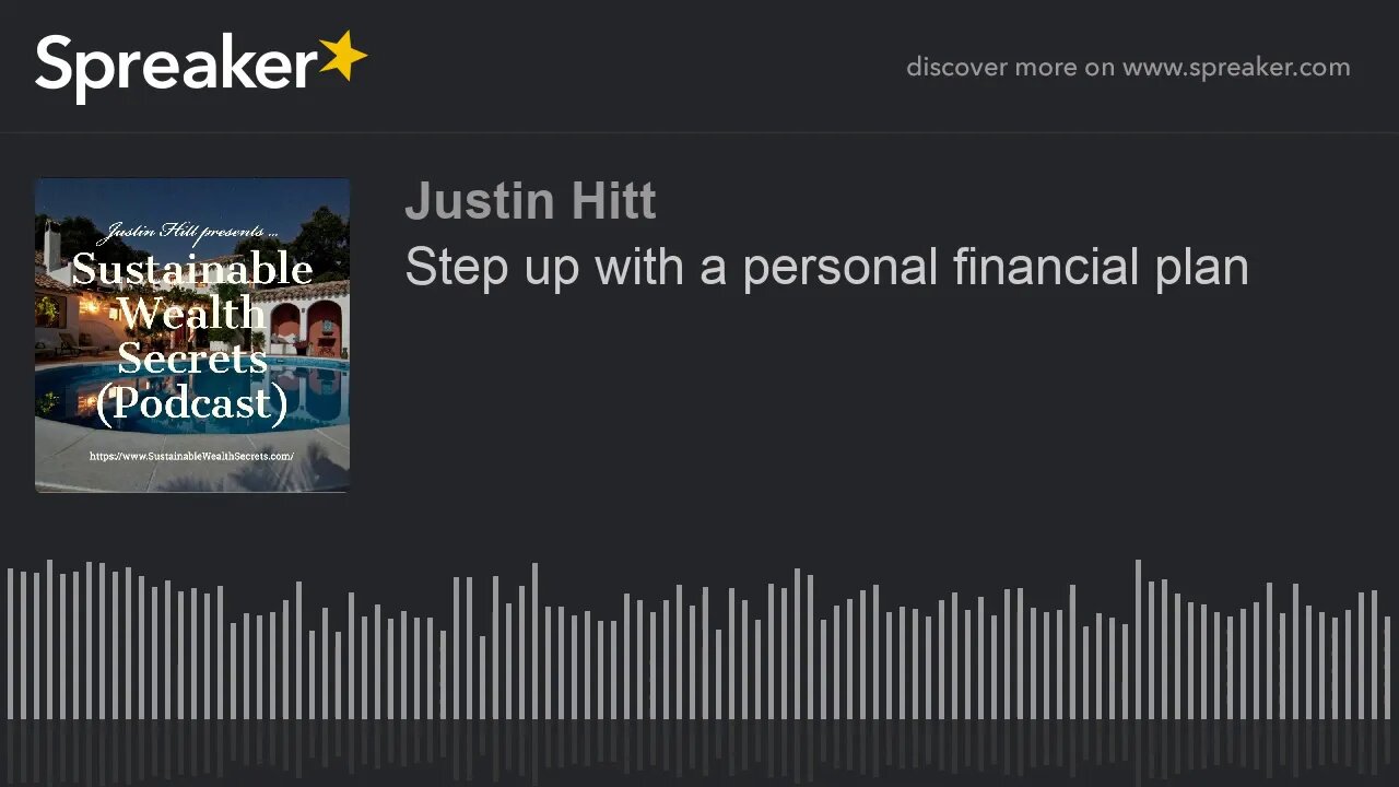 Step up with a personal financial plan