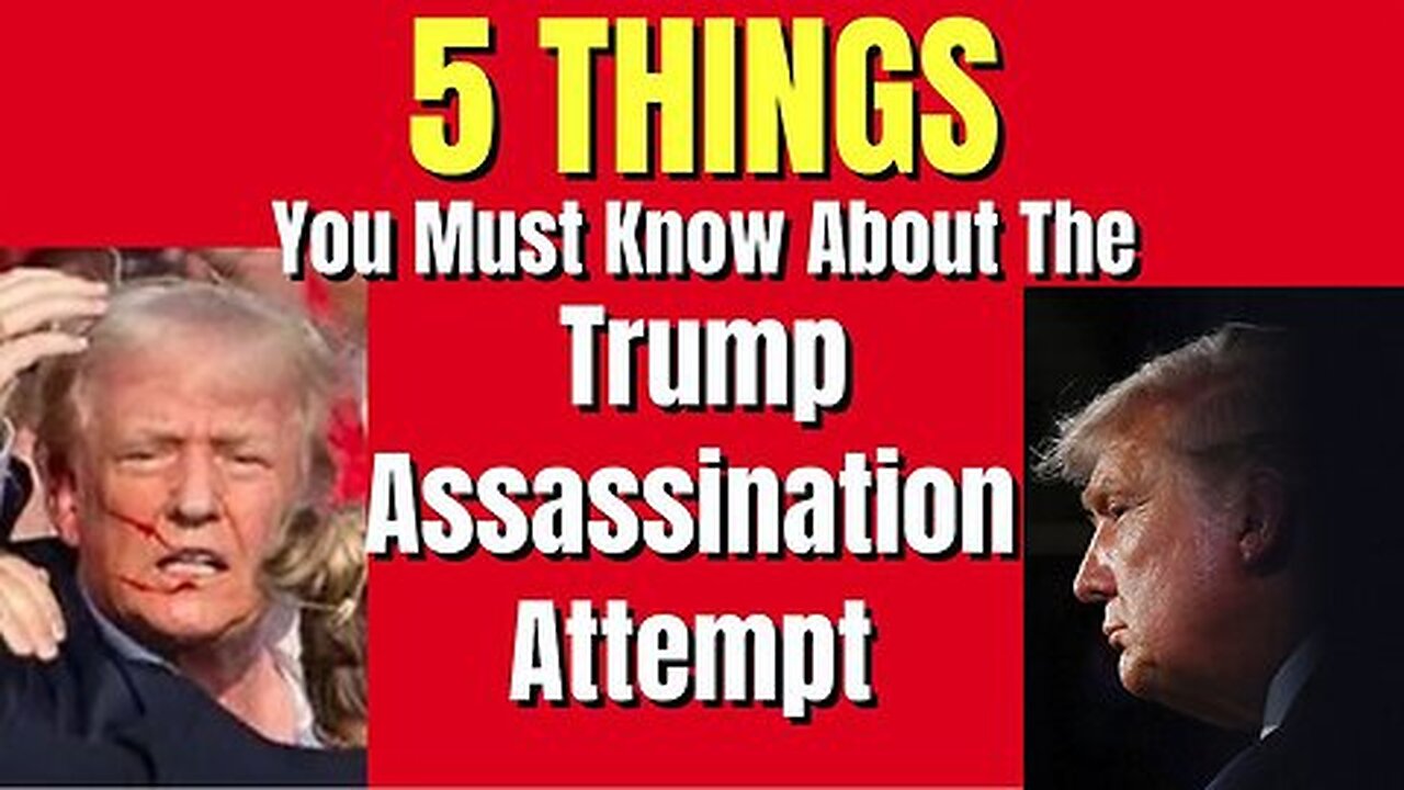 Melissa Redpill Update Today Aug 8: " 5 Things You Must Know about Trump Assassination Attempt "