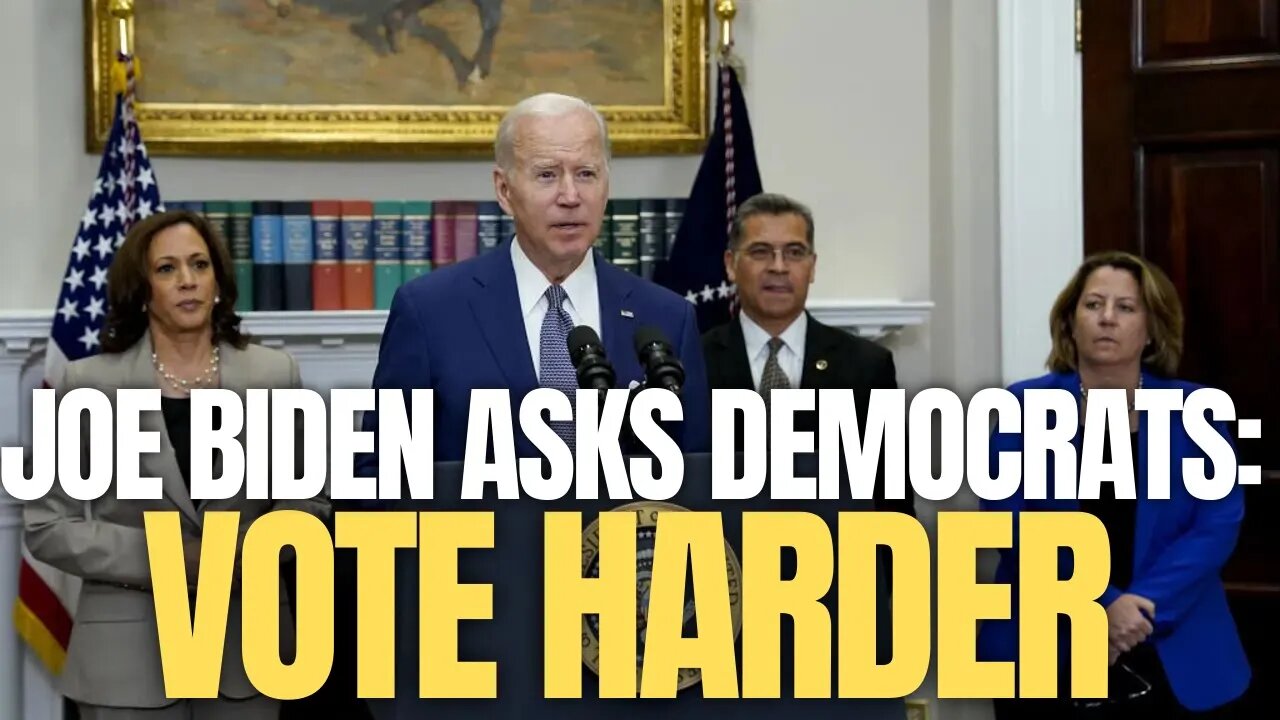 Joe Biden Ask Democrats To Vote Harder In The Midterm Election & Continue Fundraising Off Roe V Wade