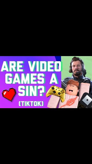 Is it a SIN TO PLAY VIDEO GAMES? || TikTok #shorts