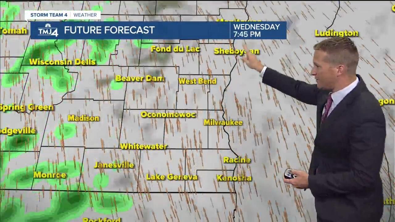 Afternoon showers expected Wednesday