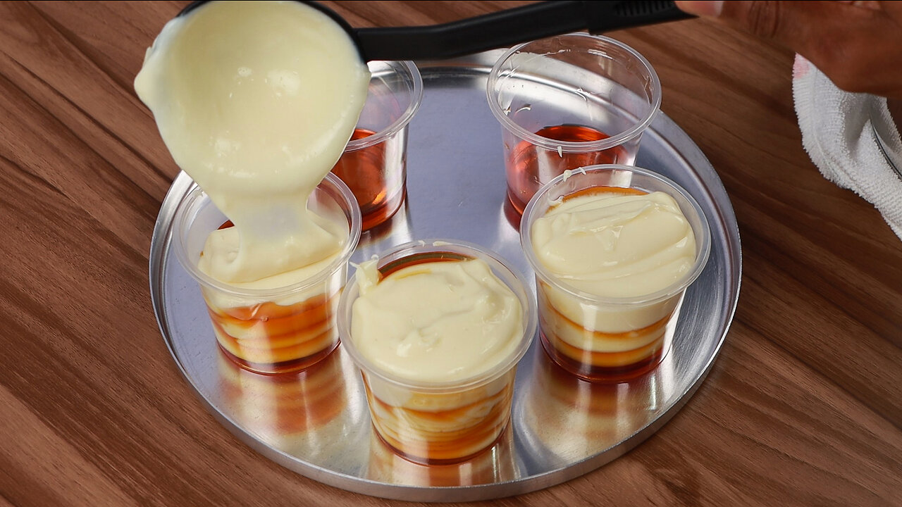 Super Creamy Dessert In The Glass!