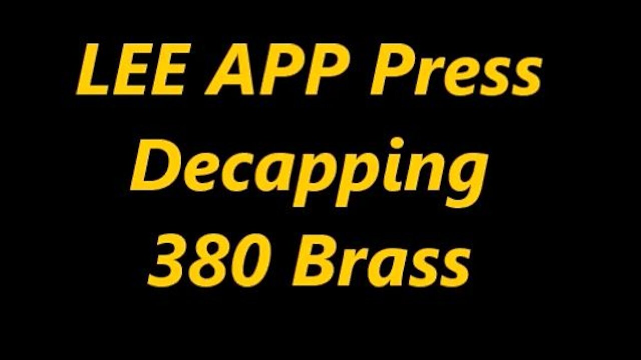 LEE APP De-priming 380