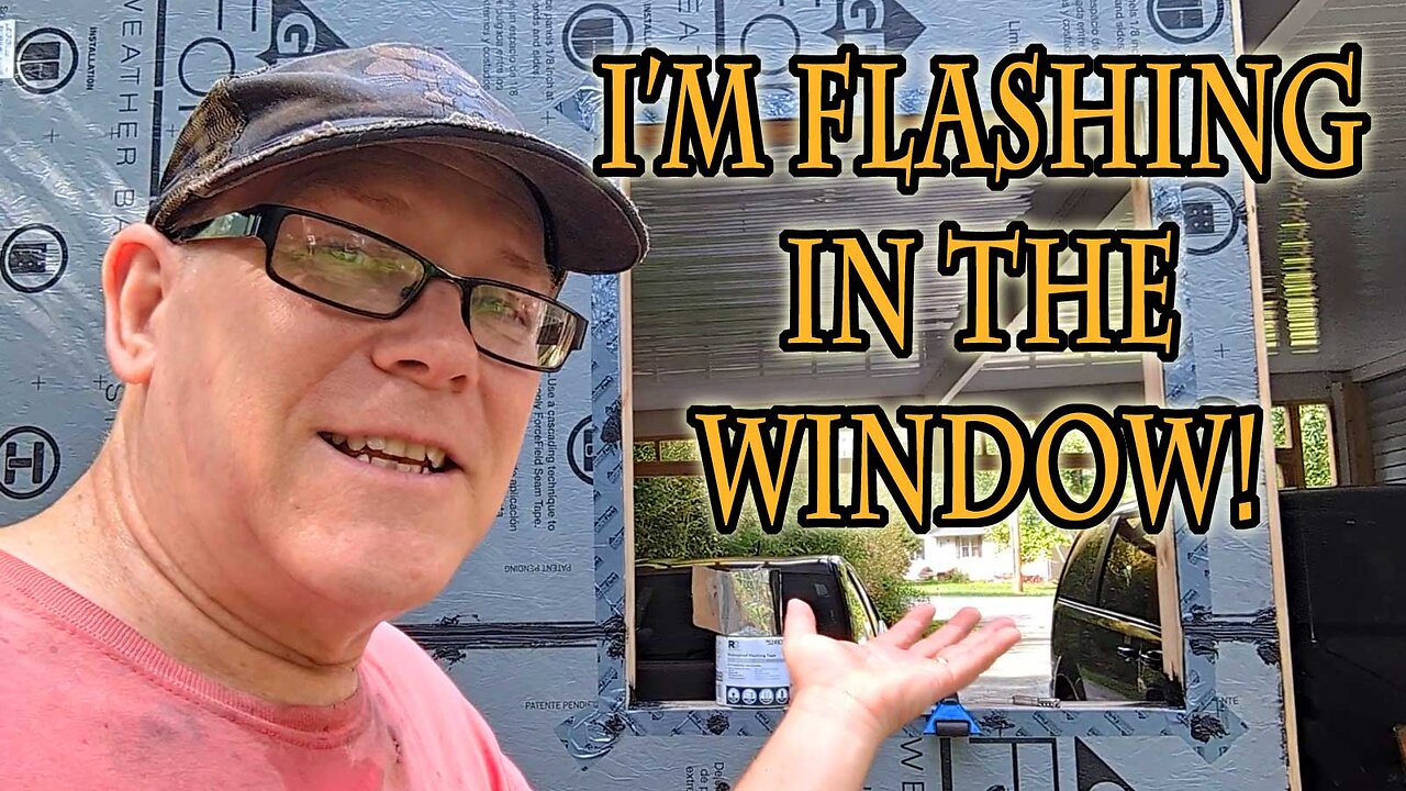 FLASHING IN MY WINDOW! - Carport to Garage Conversion pt 5