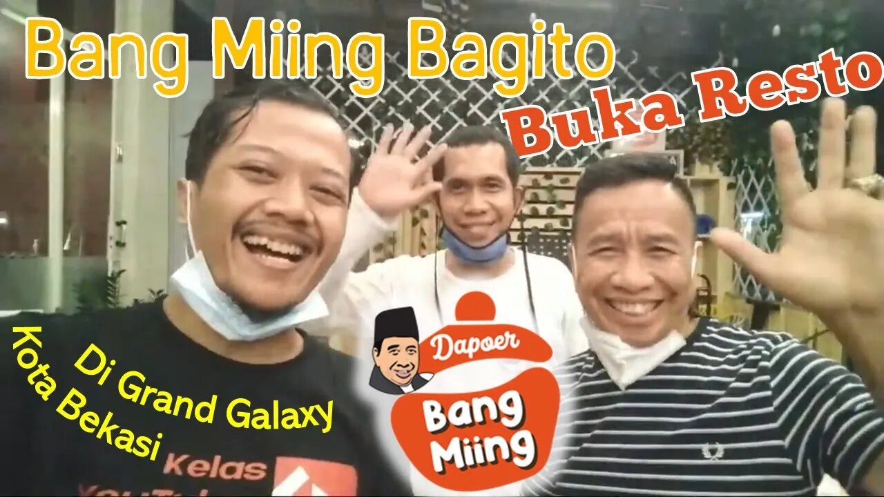 Bang Miing Bagito Buka Resto @Miing Bagito Channel Masakan Nusantara, Dapoer Bang Miing