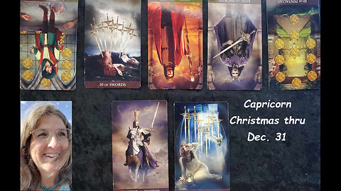 Capricorn Christmas thru December 31, 2023 ~ Mystic Amista Weekly Tarot