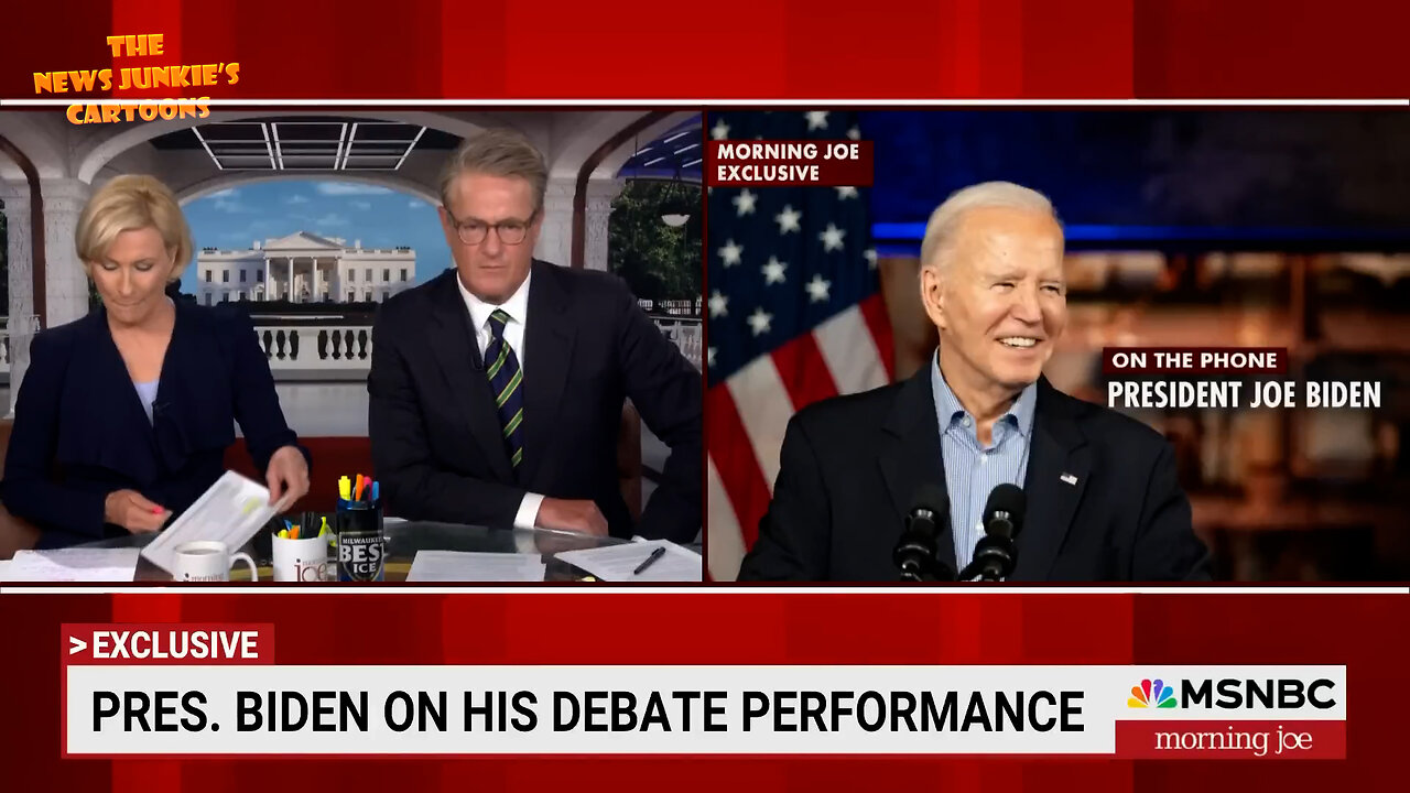 Yikes! Biden mumbling and yelling like a cognitively declining madman on his ass-kissing media: "I've been testing myself! It drives me nuts people talking about this! Watch me! Watch!"