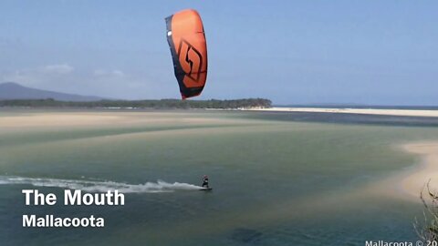 The Mallacoota Mouth Kiteboarding 2015