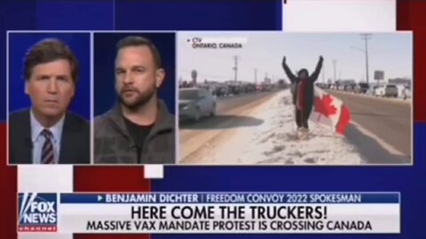 TUCKER CARLSON- CONVOY SPOKESMAN IS TOLD HE DOES NOT NEED HIS PASSPORT AT THE BORDER?