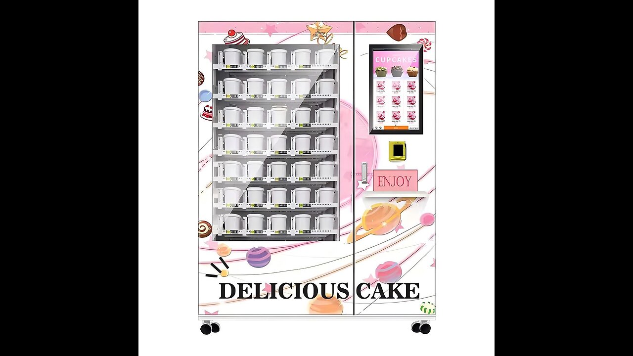 cake vending machine # cake boss vending machine # cake in a can vending machine