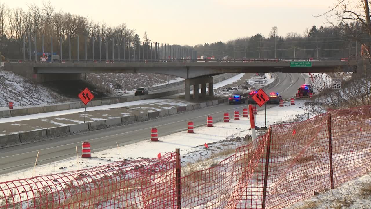 Road rage shooting, crash on SB I-43 at Mequon Rd.