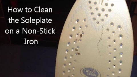 How To Clean The Soleplate On A Non Stick Iron