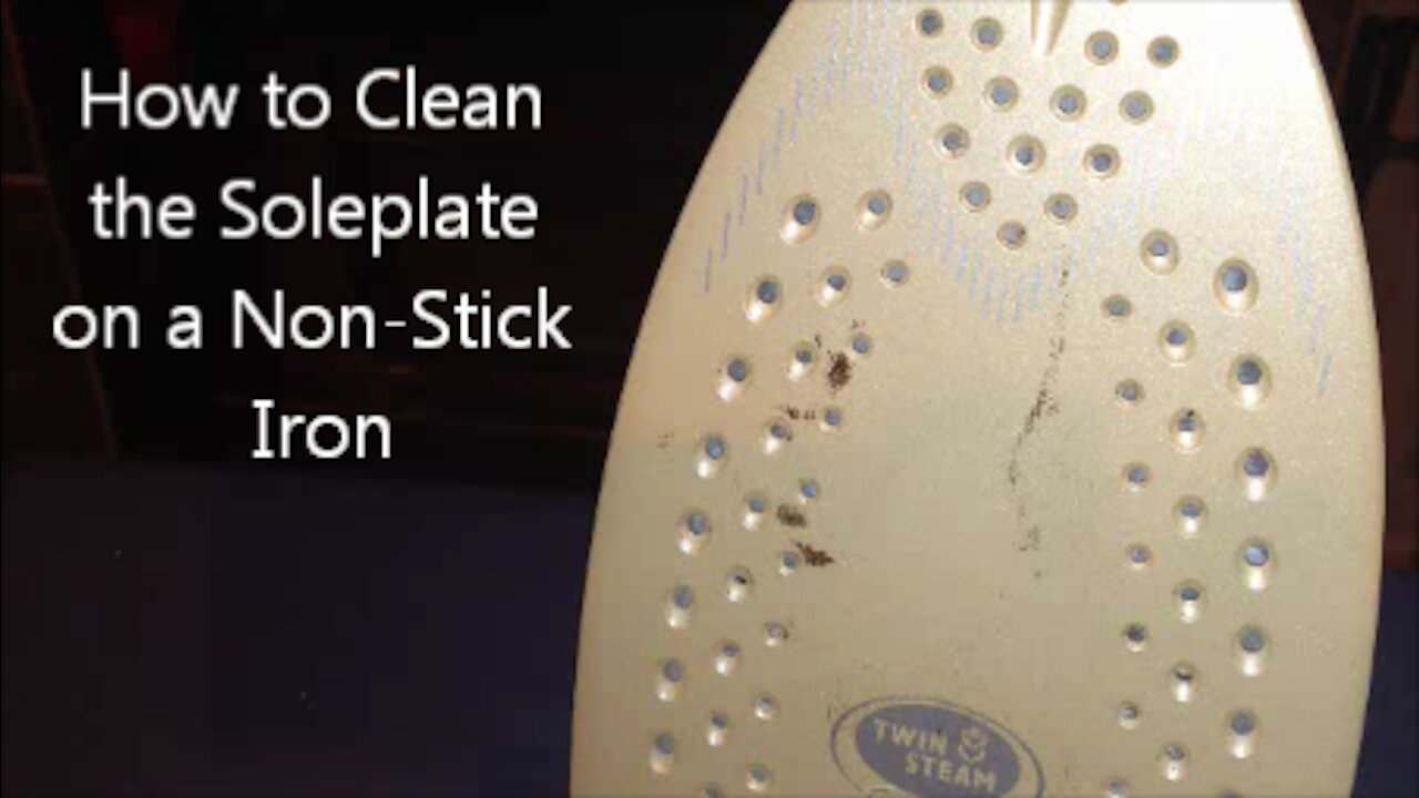 How To Clean The Soleplate On A Non Stick Iron