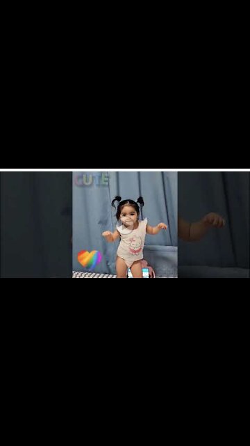 Cute baby dance