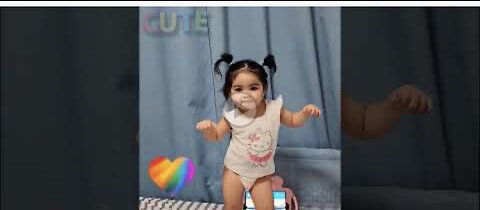 Cute baby dance