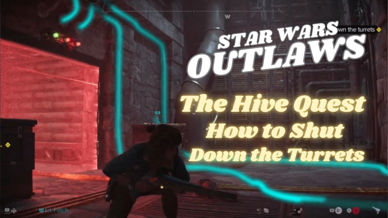 Star Wars Outlaws | How to shut down the Turrets | The Hive Quest