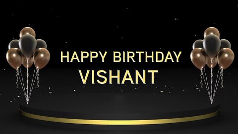Wish you a very Happy Birthday Vishant