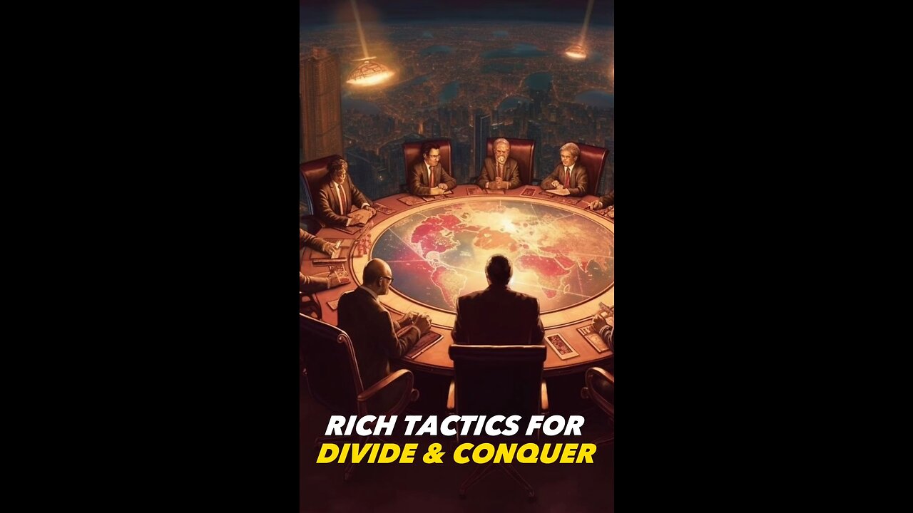 RICH TACTICS FOR DIVIDE & CONQUER 💲 They don't need you happy