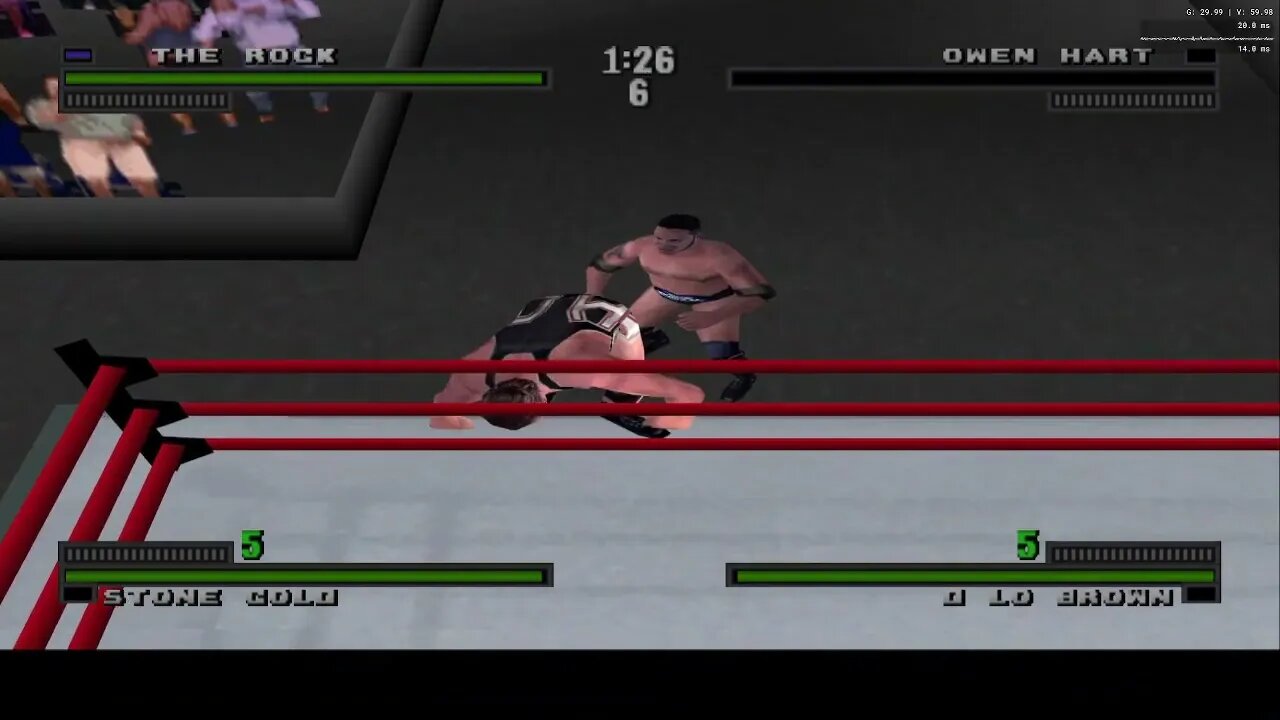 wwf attitude ps1 or duckstation: short match 8